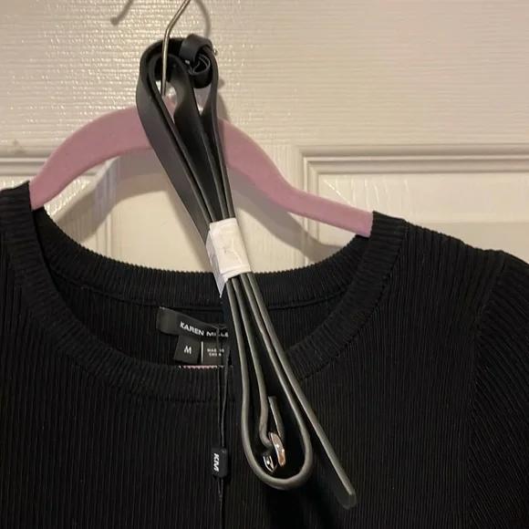 🆕 Karen Millen Crew Neck Knitted Skater Dress NWT - Picture 6 of 9